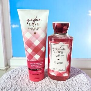 🆕Gingham Love Body Cream and Shower Gel
